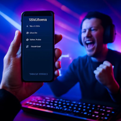 7555bet app settings page on smartphone